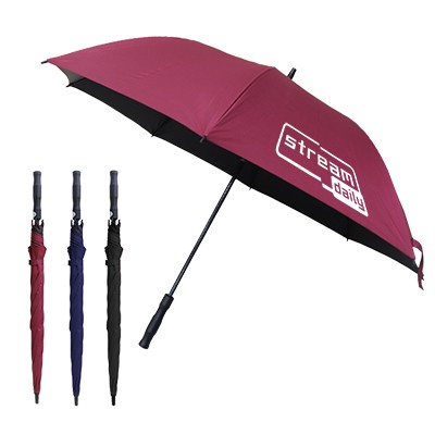 27" Auto-Open Inner Black Coated Quality Golf Big Umbrella