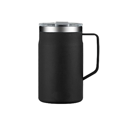 LOCK Stainless Steel Mug with Cover - 650ml