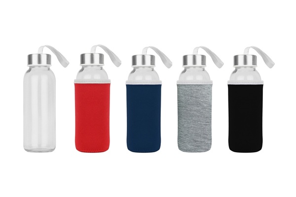 LIKEME MINI Glass Bottle w/ Neoprene Pouch - 300ml