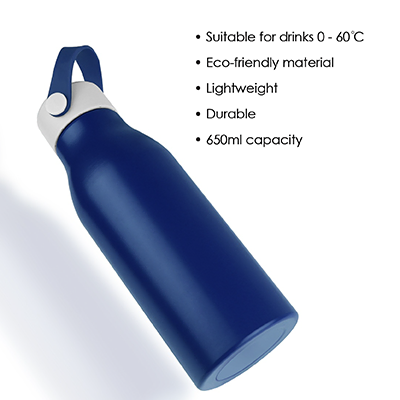 BLYTON  Metal Drink Bottle - 650ml