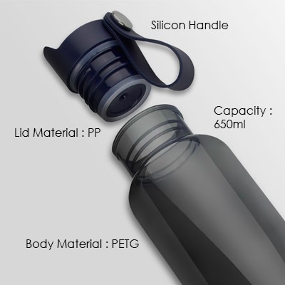 SPRING Plastic Drink Bottle - 650ml