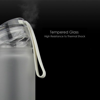 AUSTIN Frosted Glass Bottle - 500ml