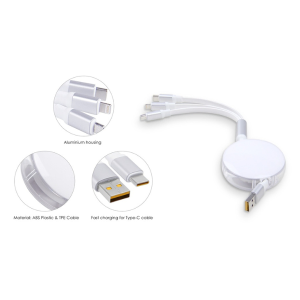 FLEXA - Retractable Fast-Charging Cable