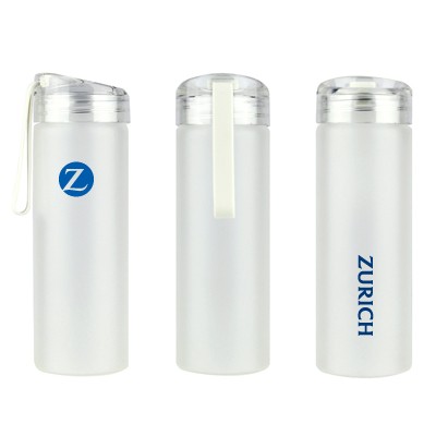 AUSTIN Frosted Glass Bottle - 500ml
